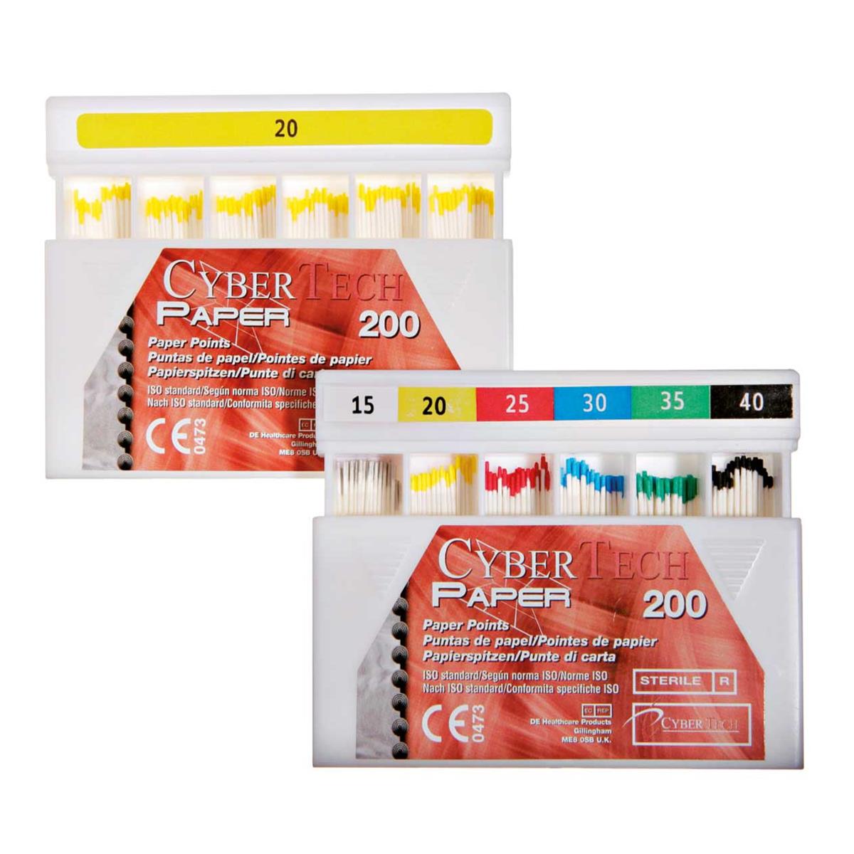 PUNTAS DE PAPEL ABSORBENTE COLOR N-40 200U - CYBERTECH