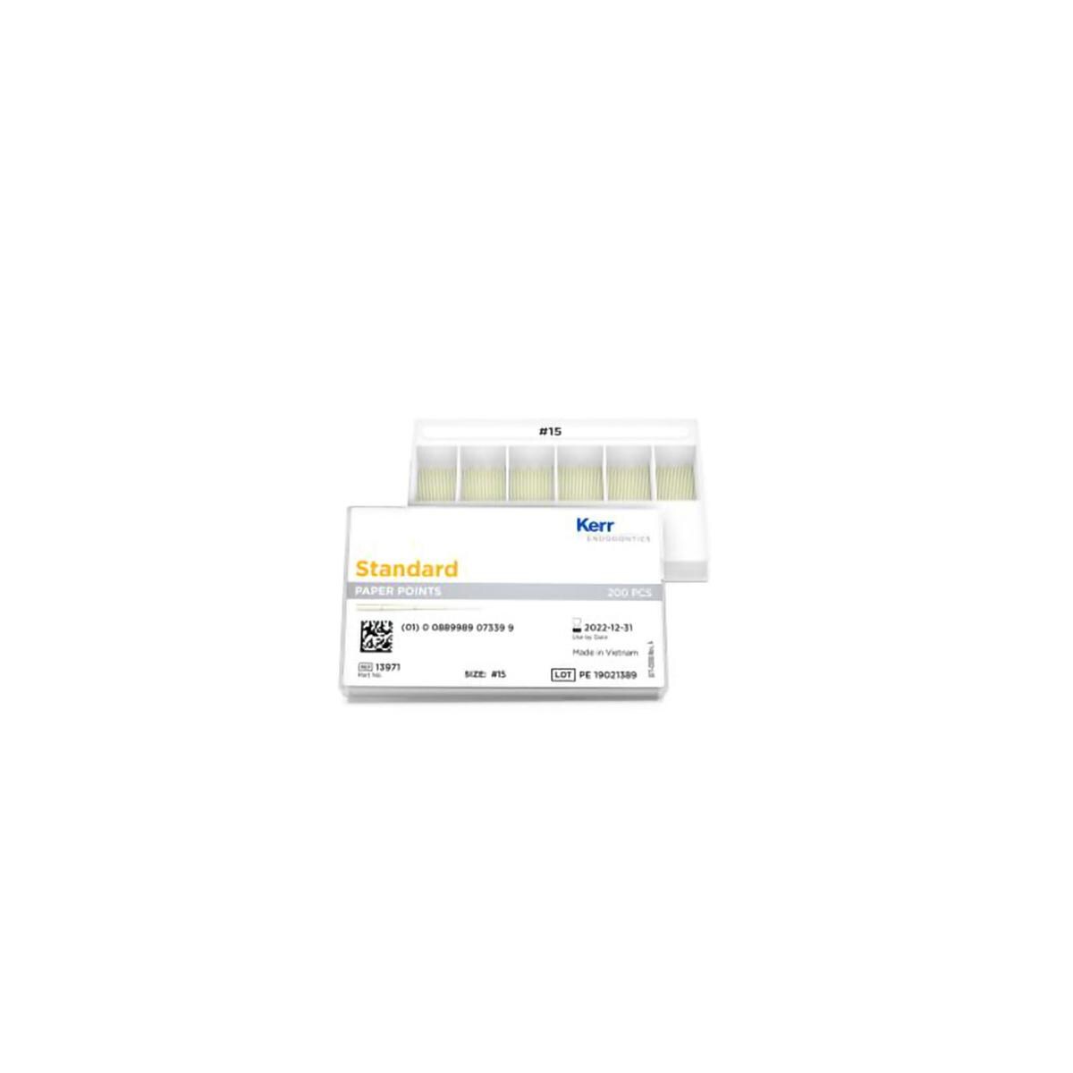 PUNTAS PAPEL ABSORBENTE ENDODONCIA N 25 200U. - KERR ENDODONTICS
