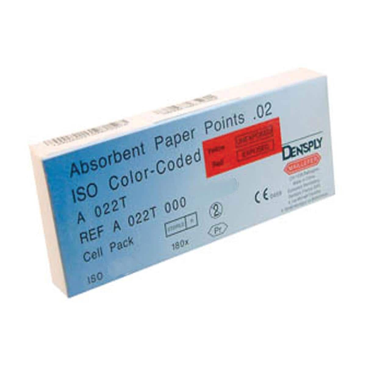 PUNTAS DE PAPEL ABSORBENTE ESTÉRIL DESECHABLES N 80 180U- DENTSPLY MAILLEFER