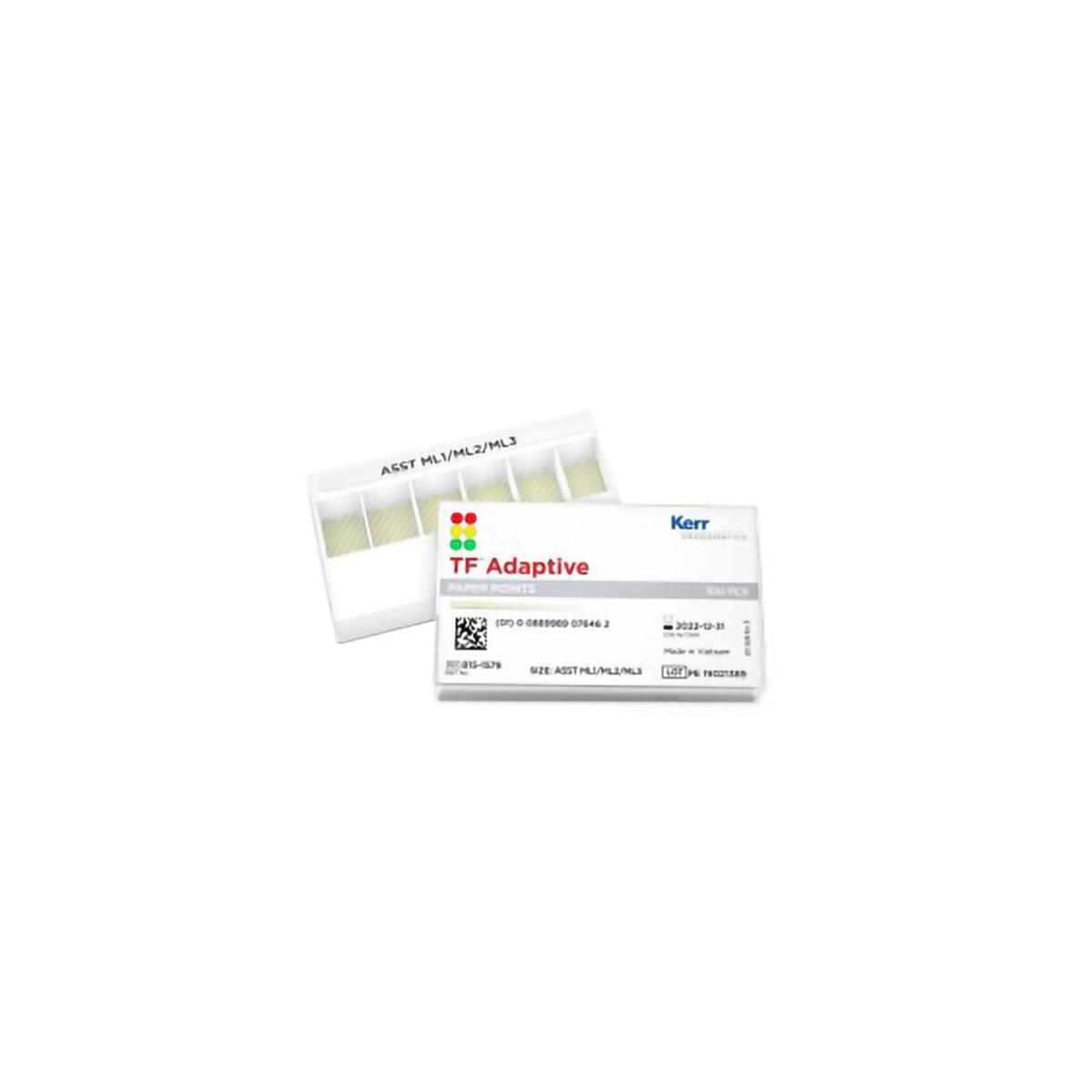 PUNTAS PAPEL TF ADAPTIVE M/L ML1,ML2,ML3 100U - KERR ENDODONTIC