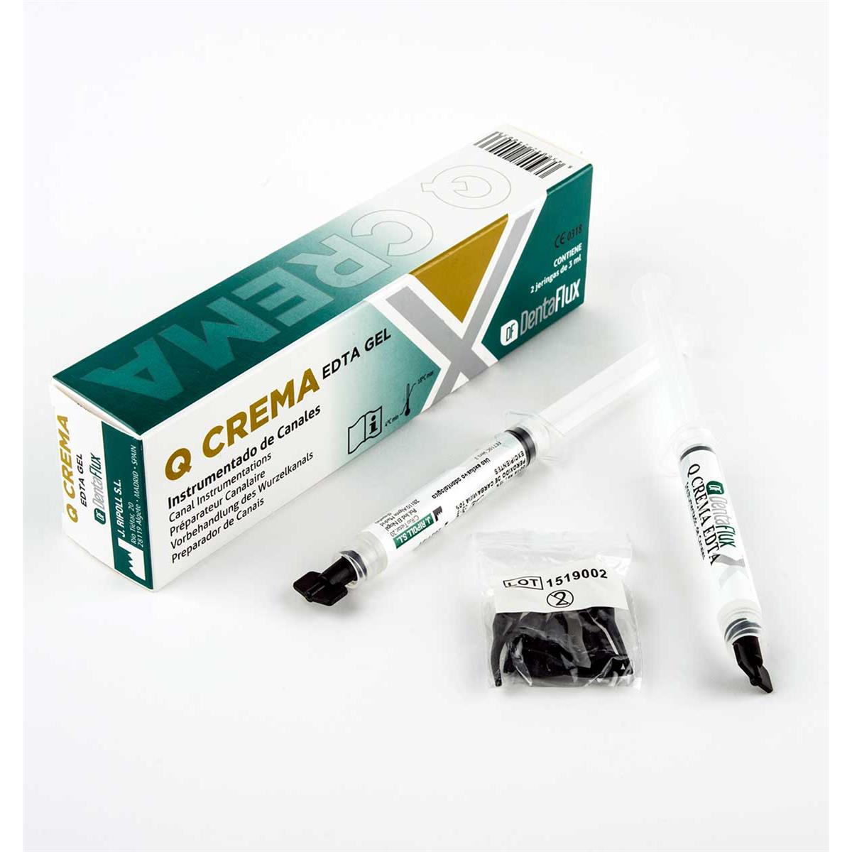 Q-CREMA EDTA GEL JERINGAS 2X3 ML - DENTAFLUX
