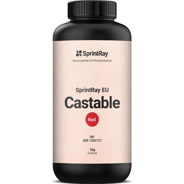 RESINA 3D CASTABLE RED 1KG - SPRINTRAY