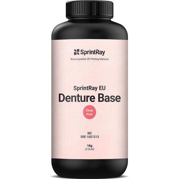 RESINA 3D DENTURE BASE DEEP PINK 1KG - SPRINTRAY
