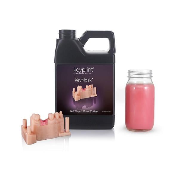 RESINA 3D KEYMASK ROSA 0,5KG - KEYSTONE