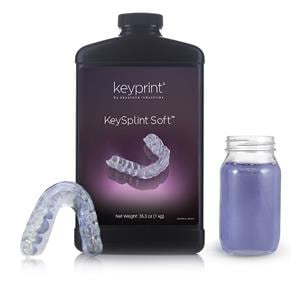 RESINA 3D KEYSPLINT SOFT TRANSPARENTE 1KG - KEYSTONE