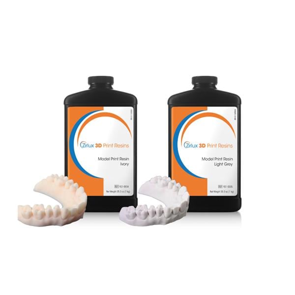 RESINA 3D MODEL PRINT IVORY 1KG - ZIRLUX