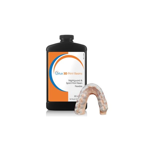 RESINA 3D NIGHTGUARD SPLINT FLEXIBLE 1KG - ZIRLUX