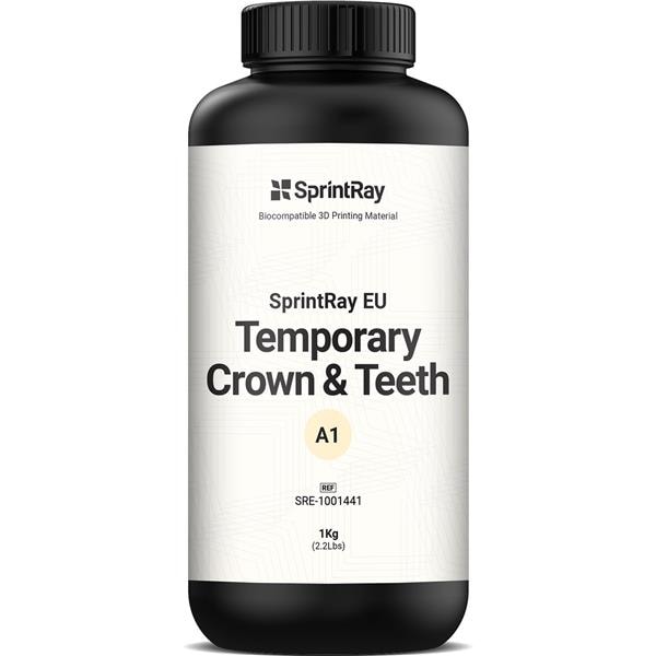 RESINA 3D TEMPORARY CROWN&TOOTH A1 1KG - SPRINTRAY