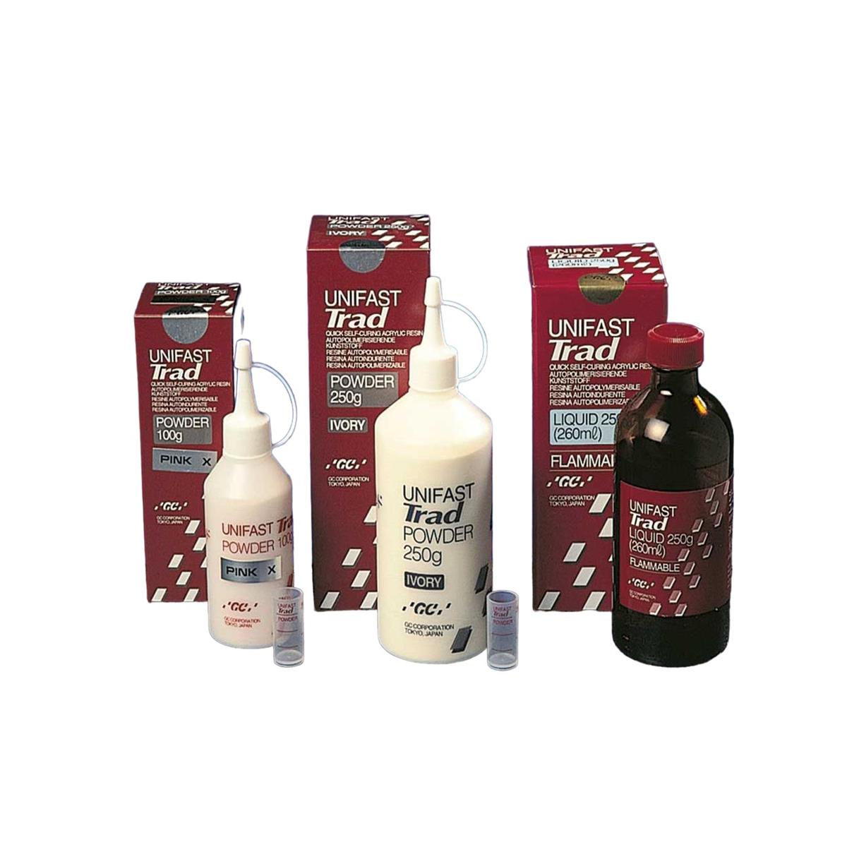 RESINA ACRÍLICA UNIFAST TRAD POLVO ROSA CLARO 100G. - GC