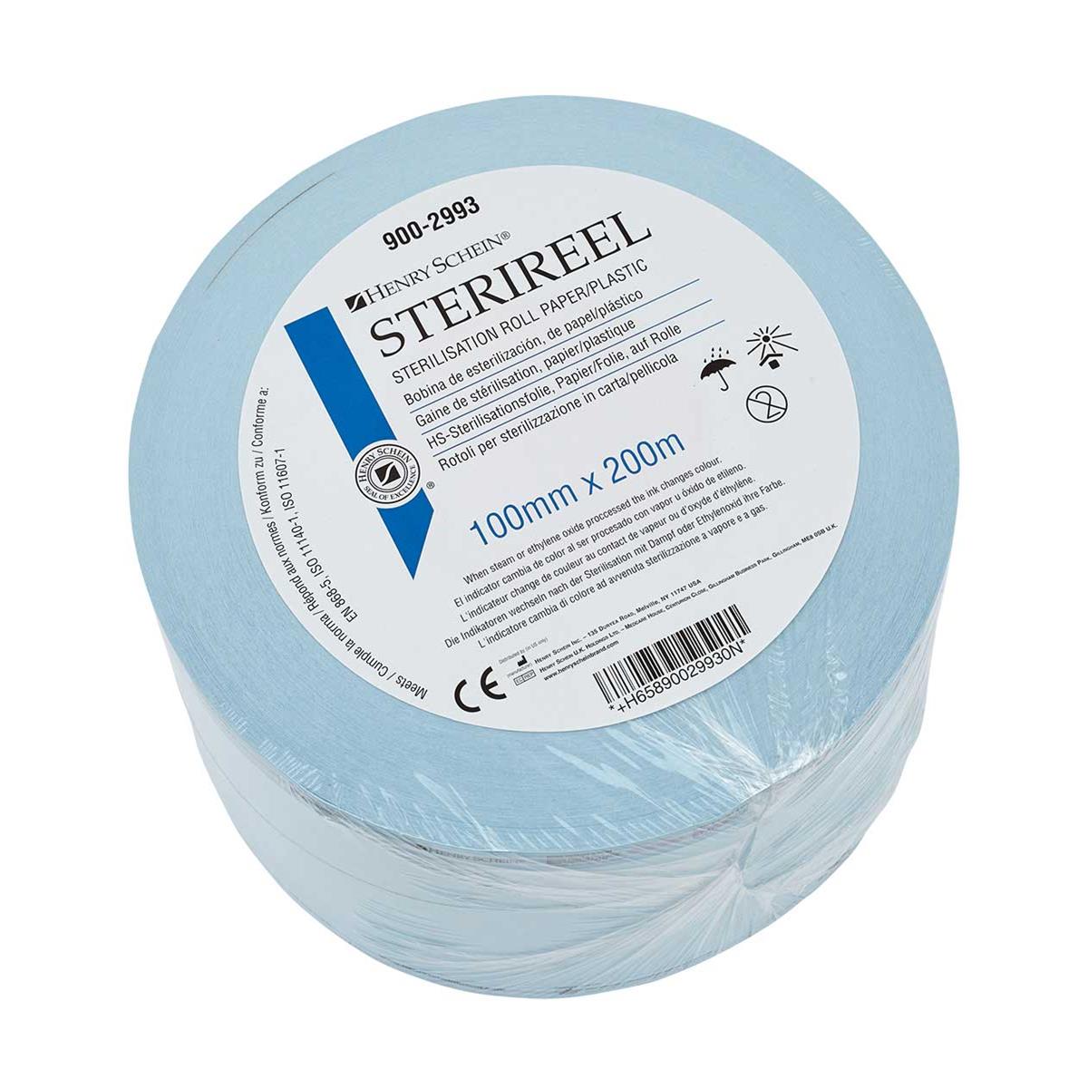 ROLLO ESTERILIZACIÓN 100MM X 200M 1U - HENRY SCHEIN