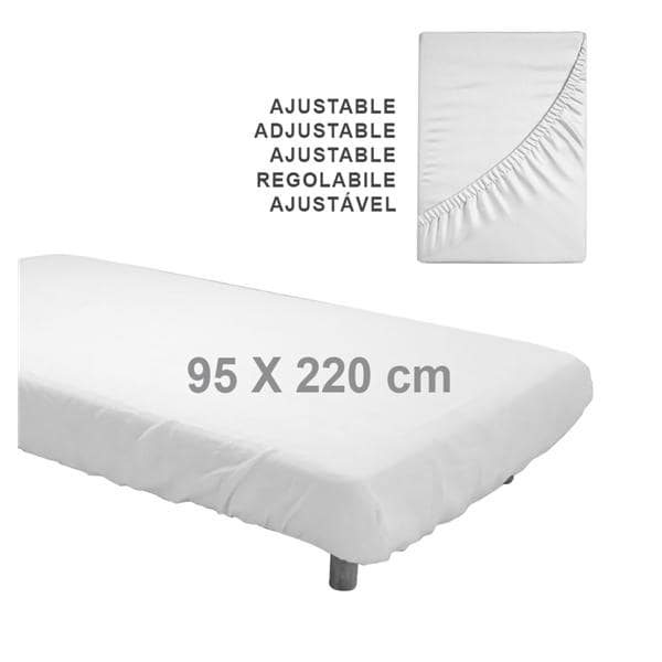 SABANA AJUSTABLE 30GR 95X220 POLIPROPILENO 100U BLANCA