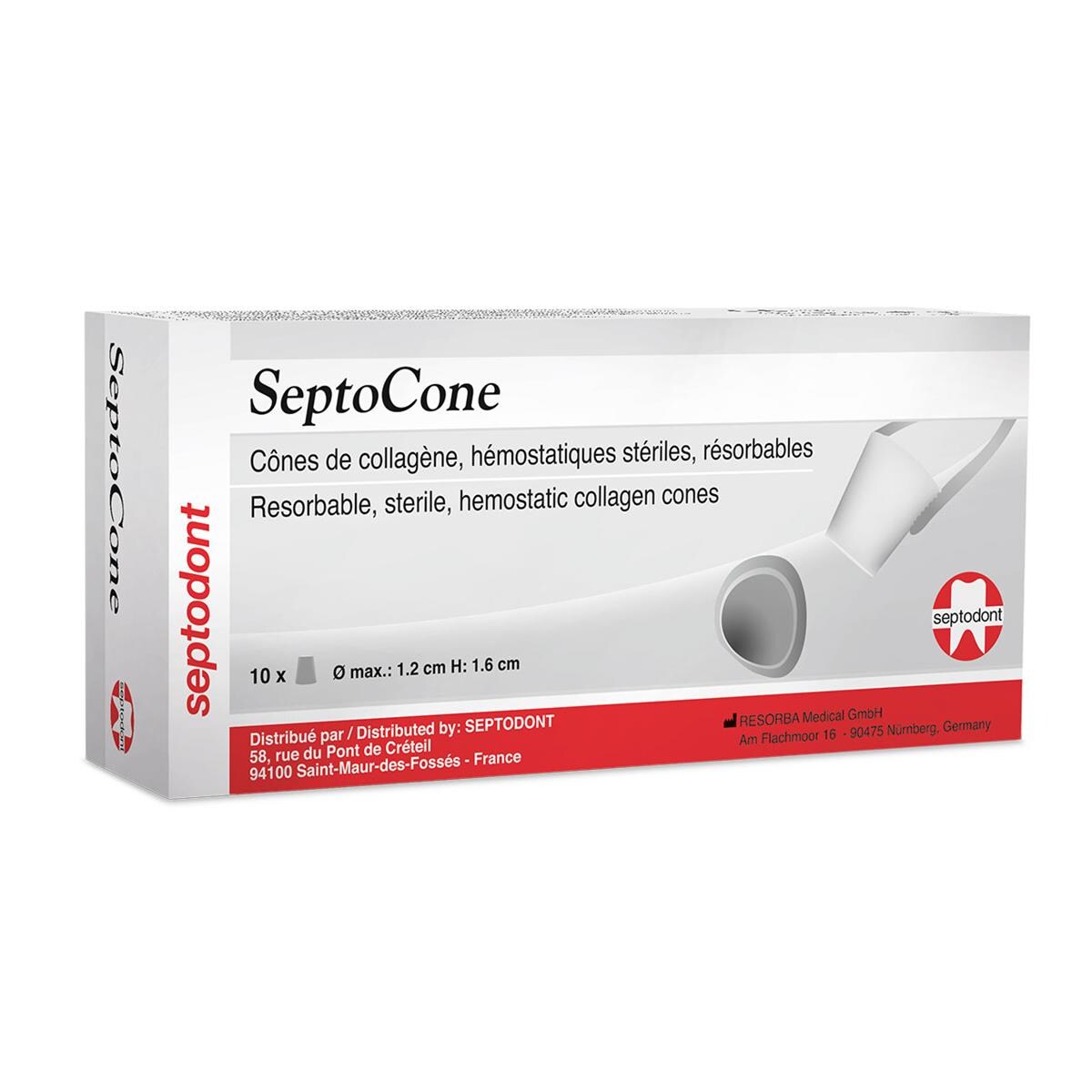 SEPTOCONE CONO DE COLÁGENO 10U - SEPTODONT
