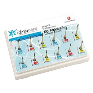 SET DE FRESAS PARA PERIODONCIA 12U - DENTACARE