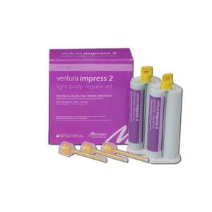 SILICONA VENTURA IMPRESS2 LIGHT BODY REGU 4X50 ML+4TIPS - MADESPA