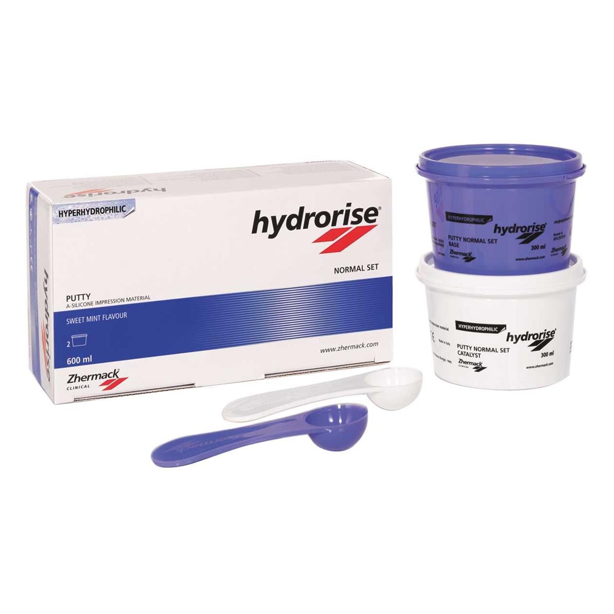 SILICONA DE ADICIÓN HYDRORISE PUTTY NORMAL 2X300ML - ZHERMACK