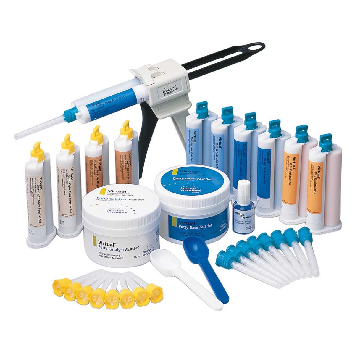 SILICONA DE IMPRESIÓN VIRTUAL REFILL MONOPHASE FAST 2X50 ML. - IVOCLAR VIVADENT