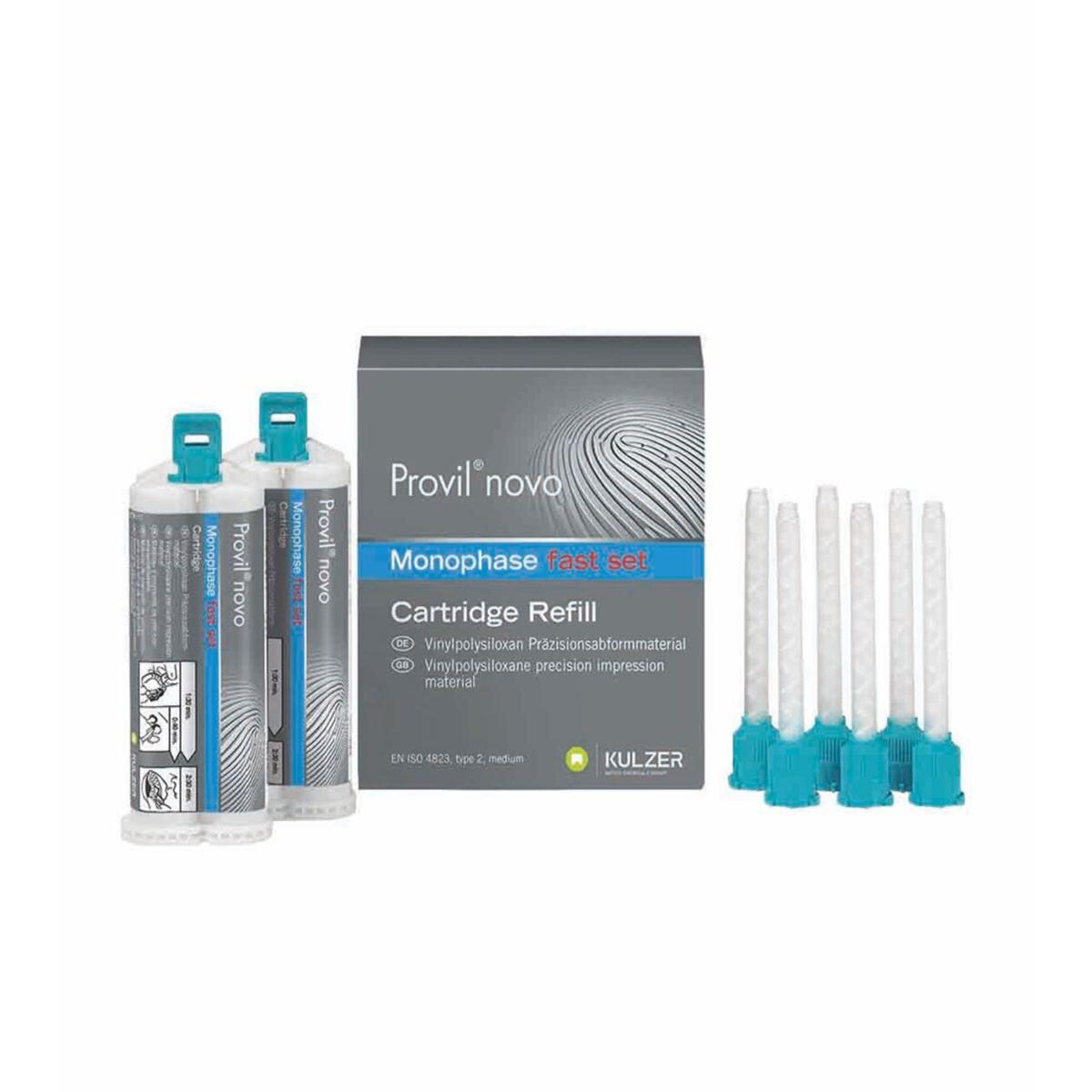 SILICONA DE IMPRESION PROVIL NOVO MONOPHASE CD2 RÁPIDO 2X50ML - KULZER