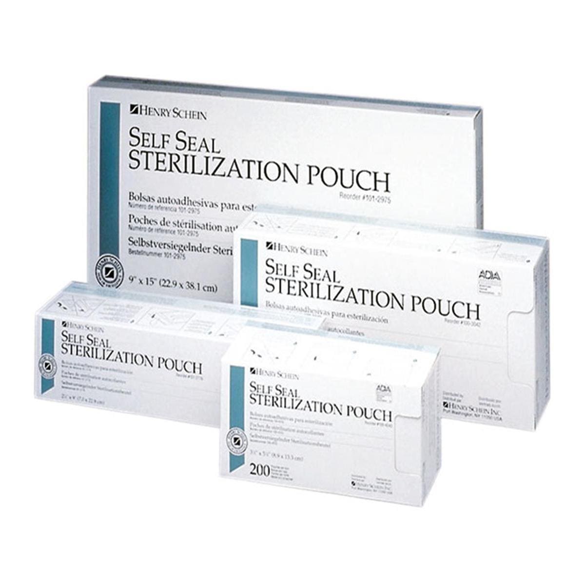 SOBRES P/ESTERILIZACIÓN 190X356MM 200U - HENRY SCHEIN