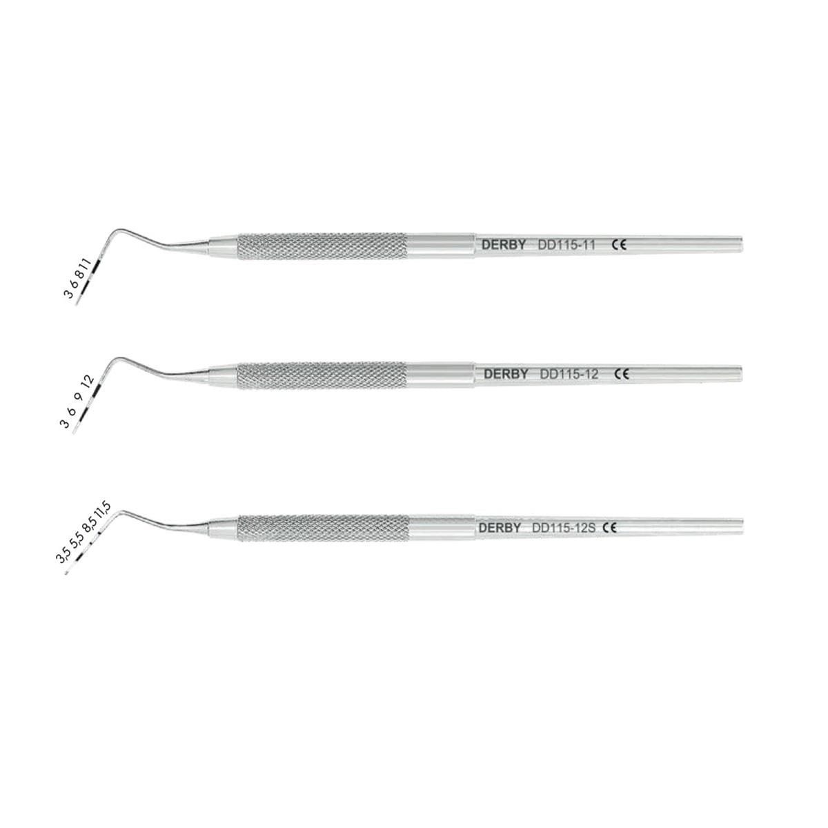 SONDA CP11 CALIBRADA PERIODONCIA - DERBY