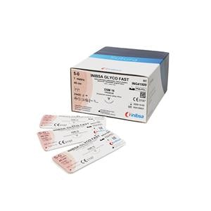 SUTURA GLYCO FAST DSM16 4/0 USP 45CM - INIBSA