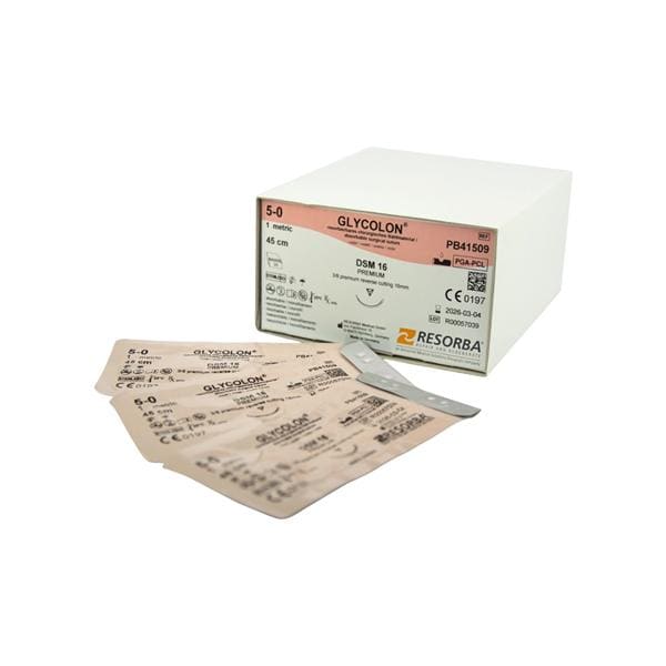 SUTURA GLYCOLON VIOLETA DSM16 4/0 USP 45CM - INIBSA
