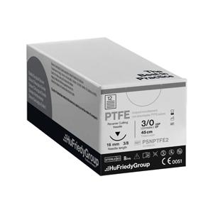 SUTURA 3-0 PTFE BLANCO 18 C22 3/8 CIR INV 12U - HU-FRIEDY