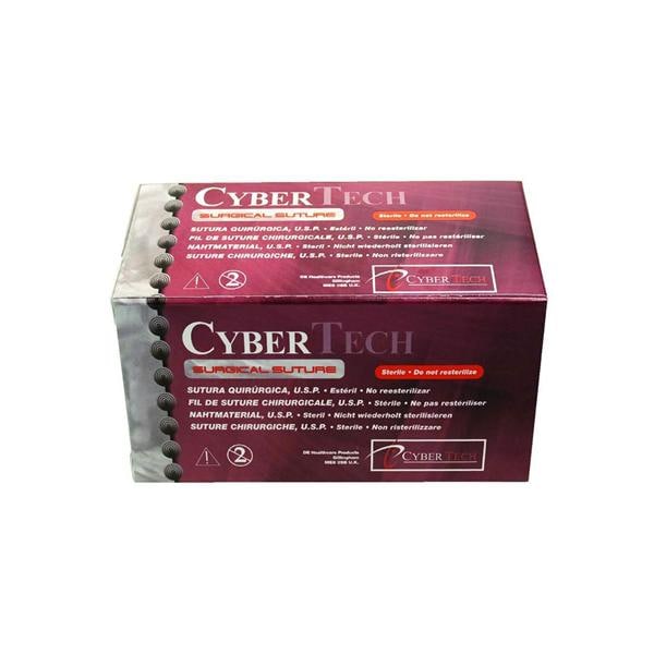 SUTURA SEDA NEGRA 3/8 RC16 5-0 45CM 12U - CYBERTECH