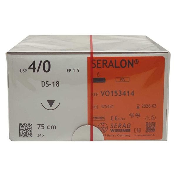 SERALON BLUE 3/8 INVERSO 10MM 7/0 50CM 24U SERAG