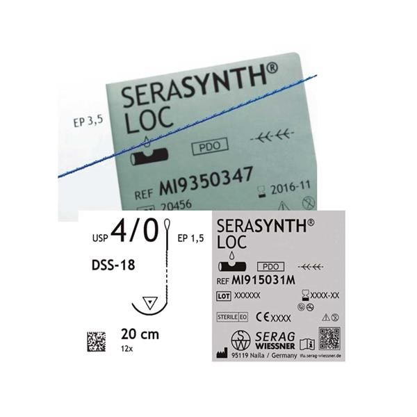 SERASYNTH LOC 1/2 RED XF 27MM 2/0 20CM 12U SERAG