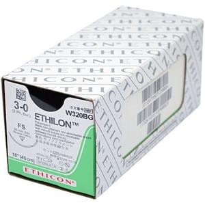 1699H ETHILON 3/0 AG 19MM TRIAN 3/8 CIR 36U J&J