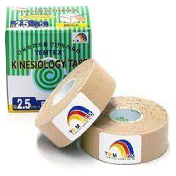 TEMTEX KINESIOLOGY TAPE BEIGE 2,5X5M 12U BIOCORP