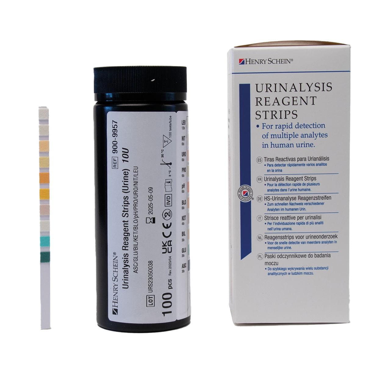 TIRAS PARA ANÁLISIS DE ORINA URISPEC PLUS 9+LEUKO