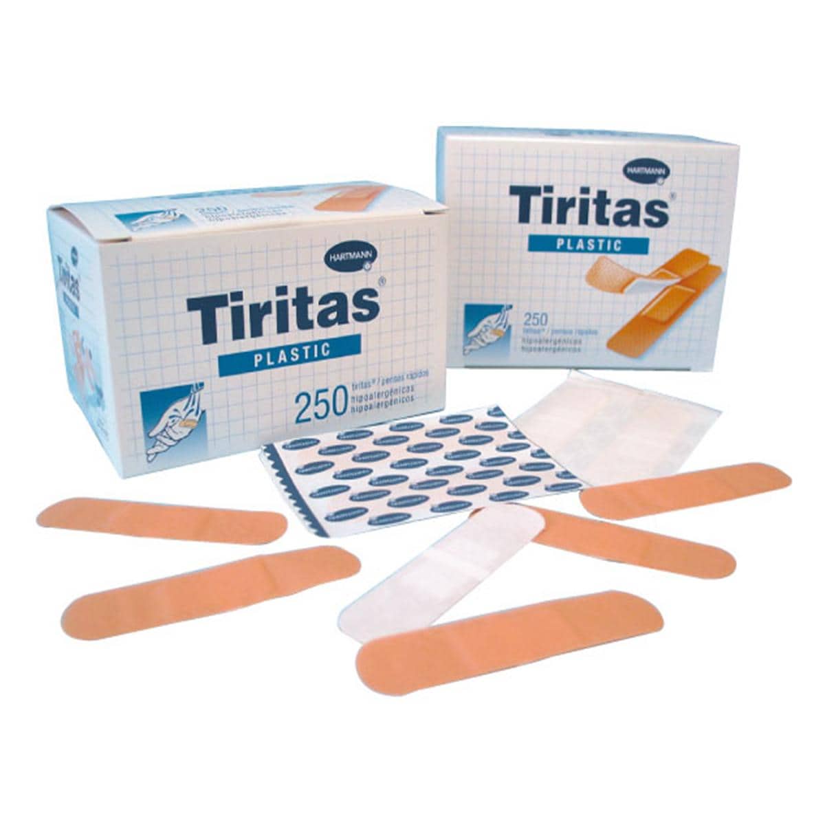 TIRITAS PLASTIC 19X72MM 250U - HARTMANN