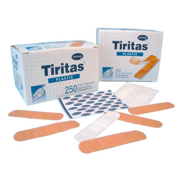 TIRITAS PLASTIC 19X72MM 250U - HARTMANN