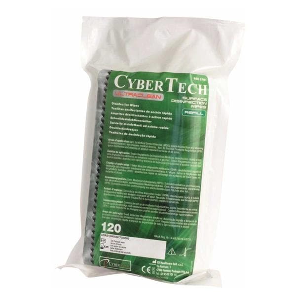 TOALLITAS DESINFECTANTES LIMON REP. 120U - CYBERTECH