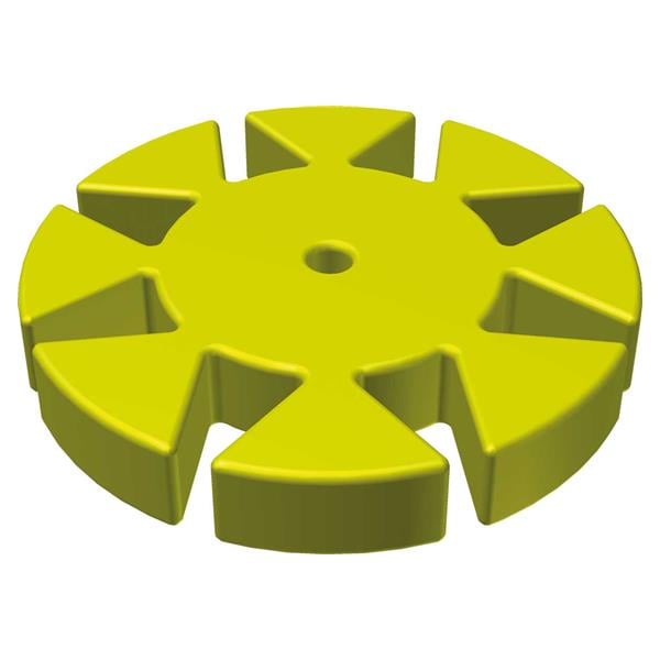 TOPE SILICONA CON PETALOS AMARILLO 100U - FKG