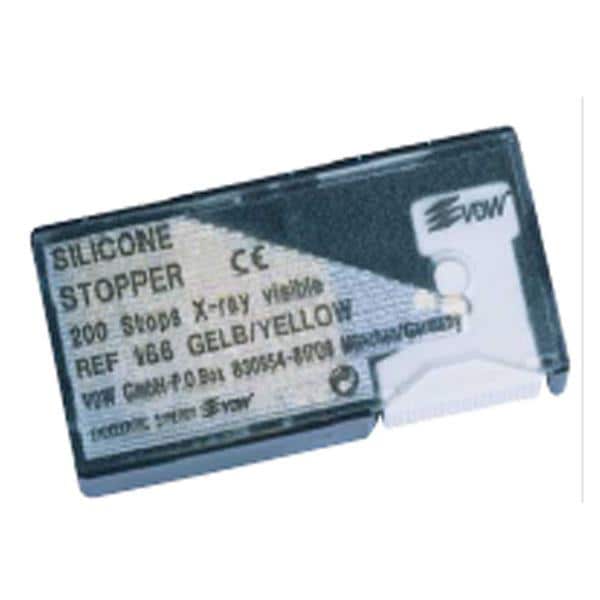 TOPES DE SILICONA ENDODONCIA CON DISPENSADOR BLANCO 200U - VDW