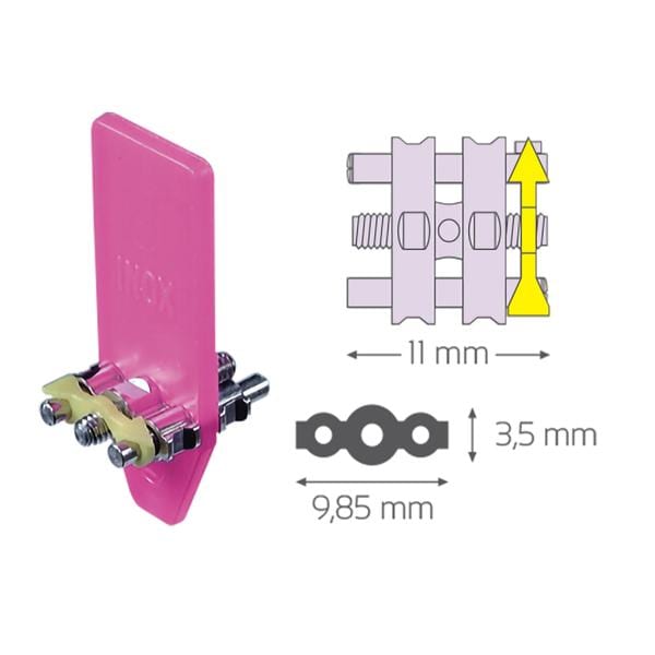 TORNILLO EXPANSION 11MM SUPERIOR ESTAND 10U - LEONE