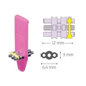 TORNILLO EXPANSION 12MM UNIVERSAL 10U - LEONE
