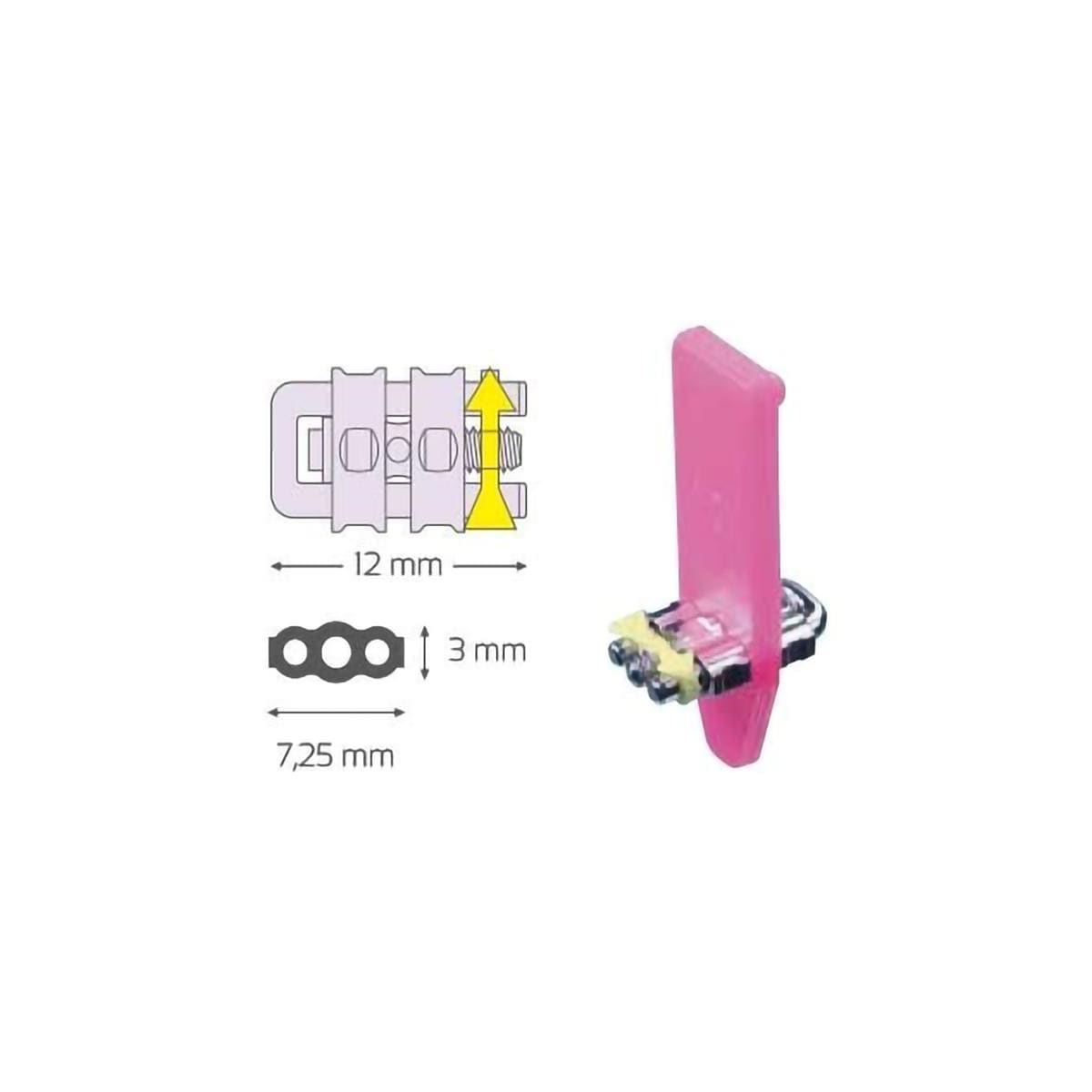 TORNILLO EXPANSION 12MM MONOLATERAL EN'U'RECTA 10U- LEONE