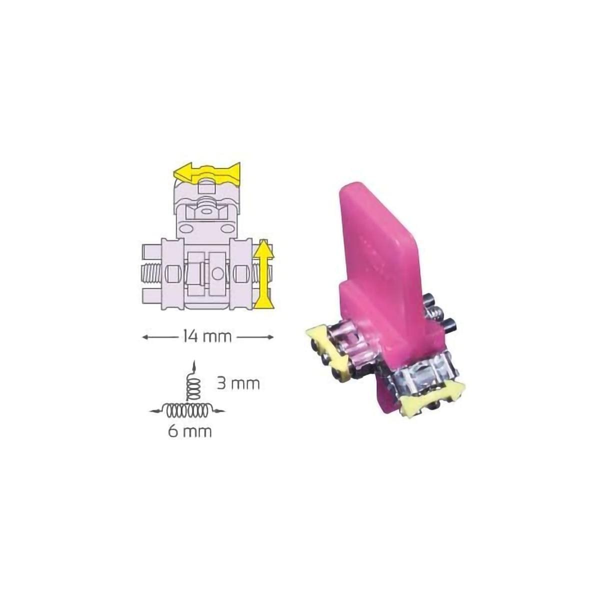 TORNILLO EXPANSION 14MM TRI DIRECCIONAL 2P - LEONE