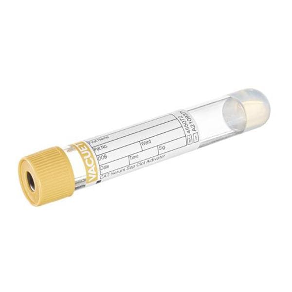 VACUETTE TUBO SILICE GEL SEPARADOR 8ML 50U GREINER