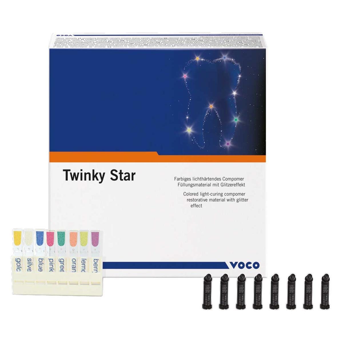 TWINKY STAR CAPS 25X0,25G LIMÓN - VOCO