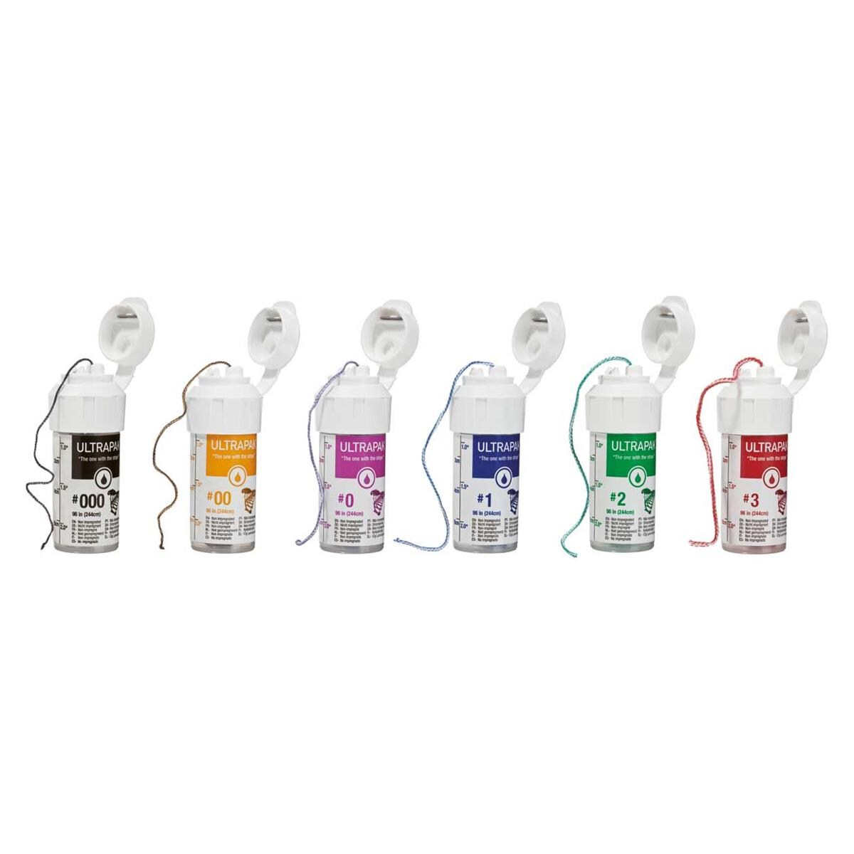 ULTRAPAK CLEANCUT HILO DE RETRACCIÓN #2 VERDE/BLANCO 1U - ULTRADENT