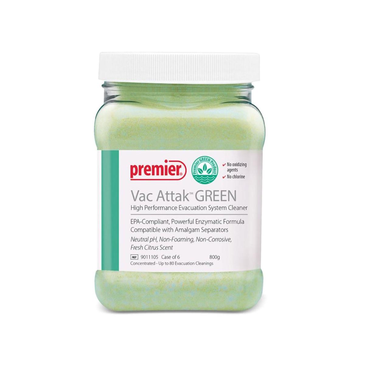 VAC ATTAK GREEN LIMPIADOR SISTEMA EVACUACIÓN 6X800G - PREMIER