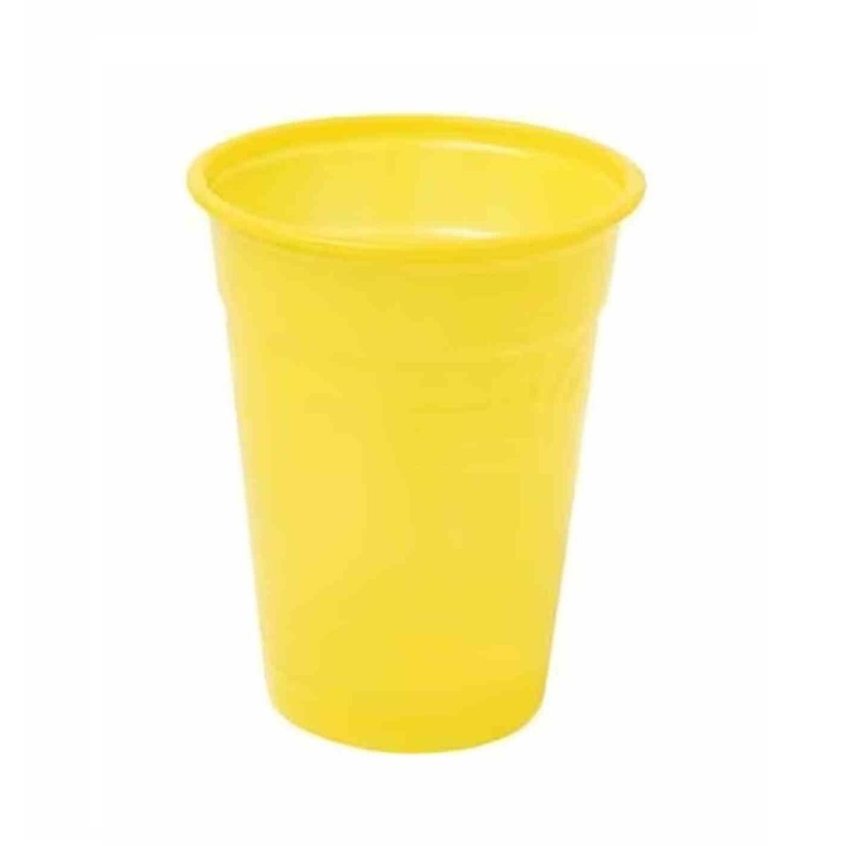 VASOS DE PLÁSTICO AMARILLO 180CC 3000U- HENRY SCHEIN