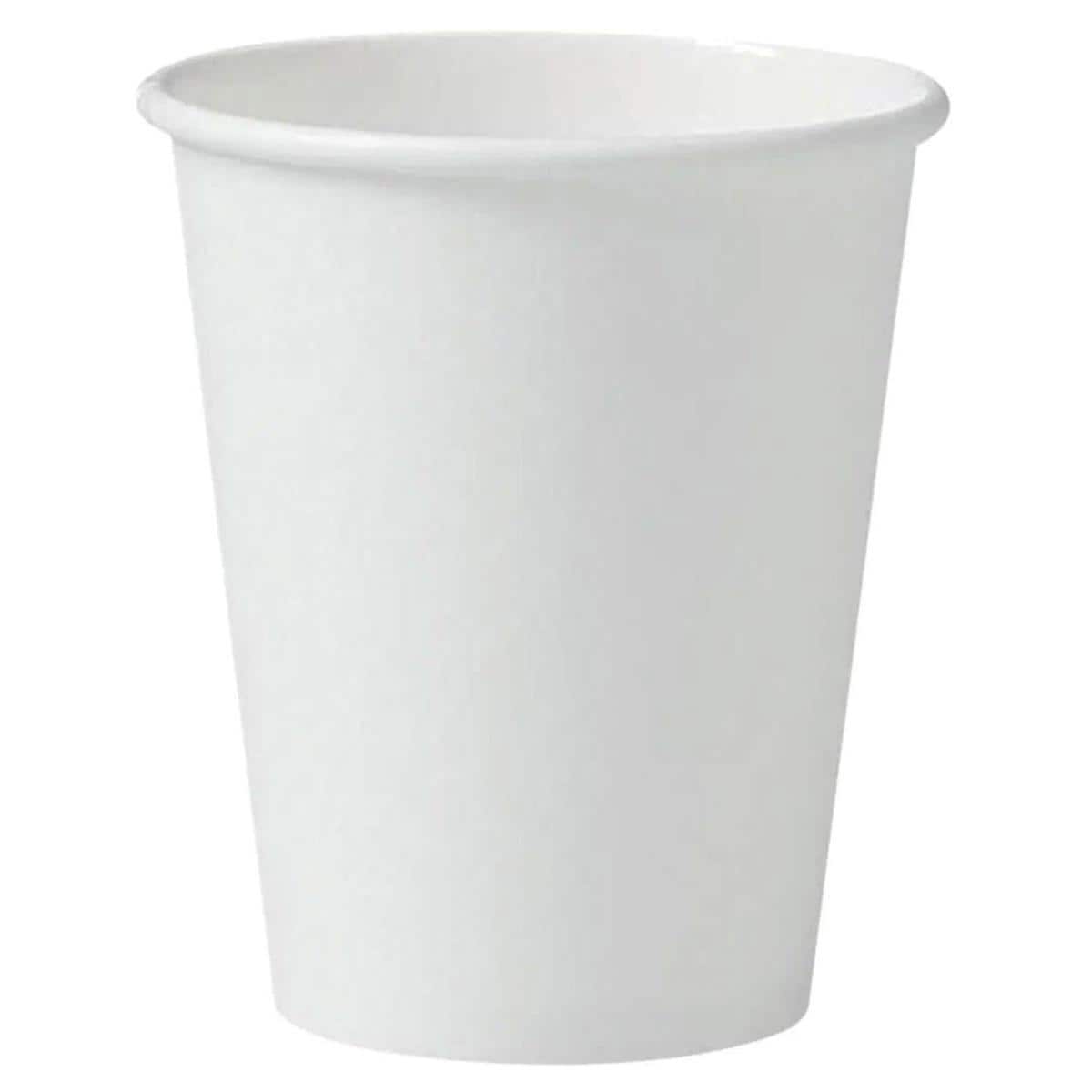 VASOS PAPEL PE RECICLABLES BLANCOS 180ML 1000U - HENRY SCHEIN