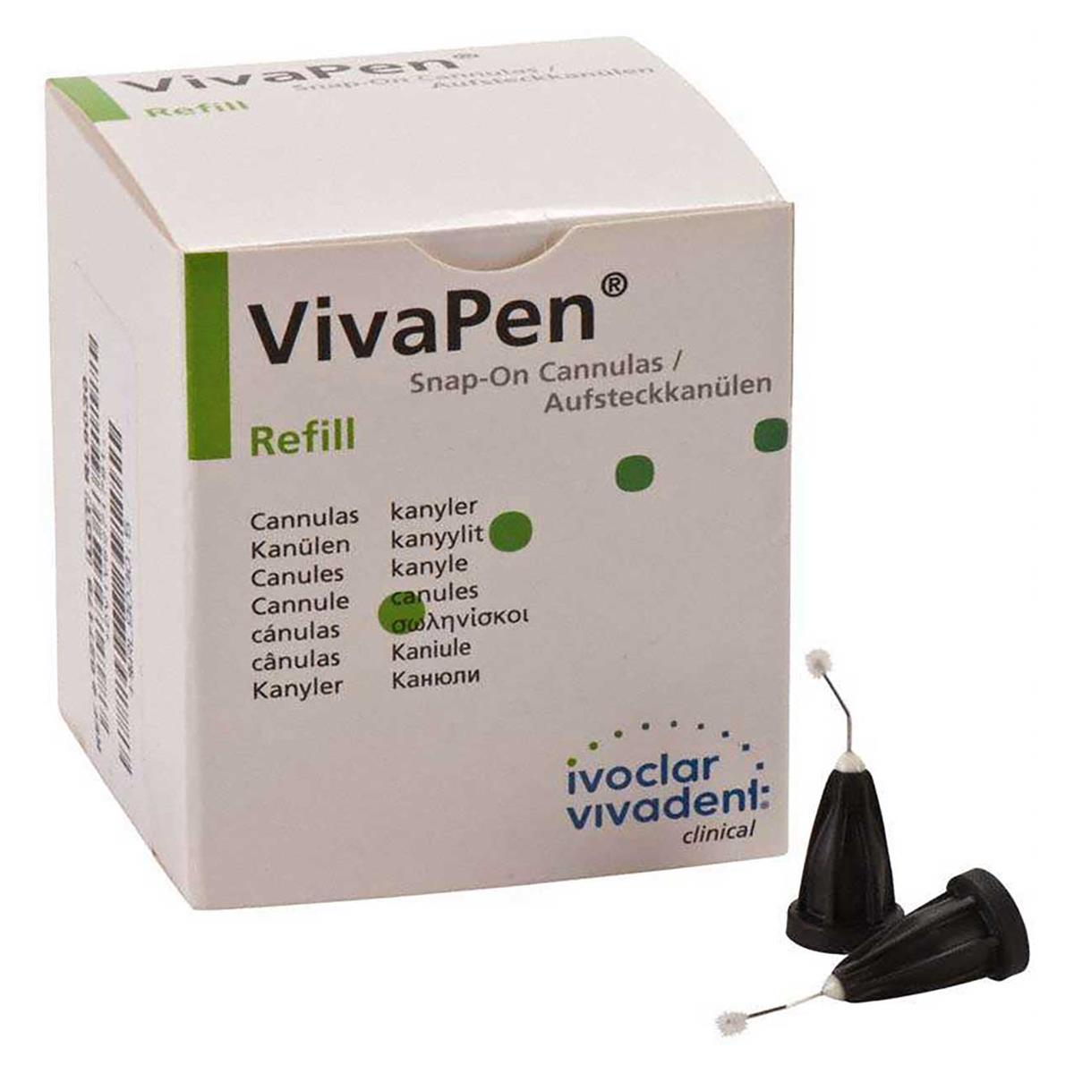 VIVAPEN SNAP-ON CÁNULAS REFILL 300U - VIVADENT