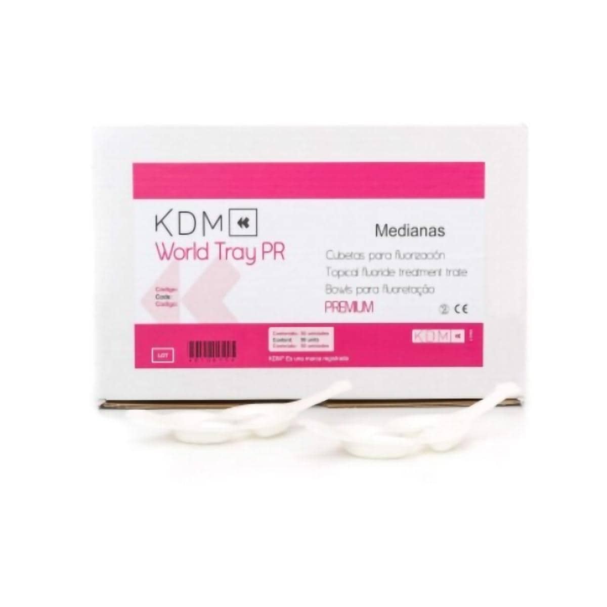 CUBETA FLUOR DOBLE WORLD TRAY PR PREMIUM M 50U - KDM