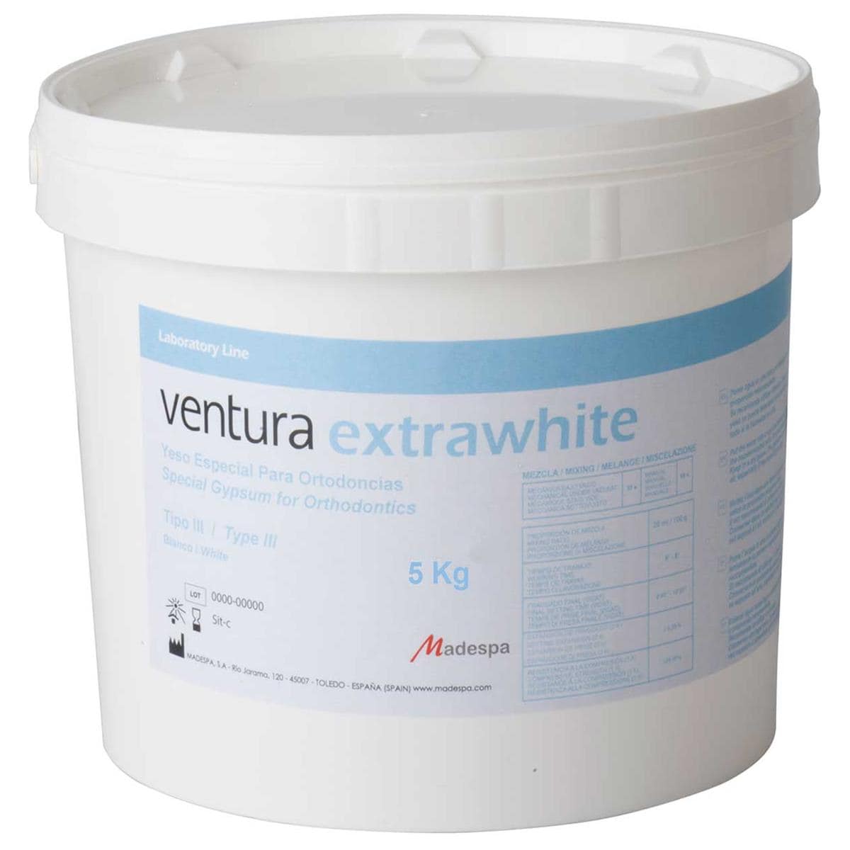 YESO ESCAYOLA VENTURA EXTRAWHITE 5KG - MADESPA